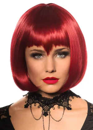 Eva Halloween Deluxe Red Bob Wig