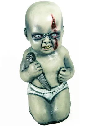 Evil Baby With Knife Halloween Decoration
