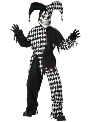 Evil Jester Boys Halloween Costume