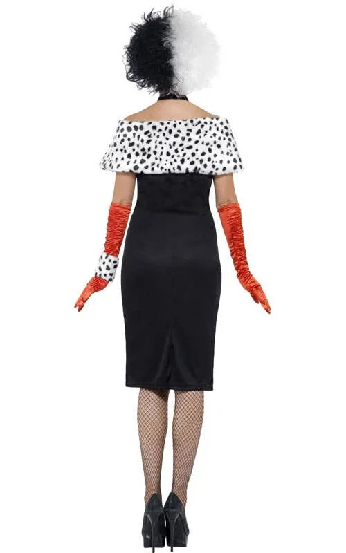 Evil Madame Womens Cruella Costume