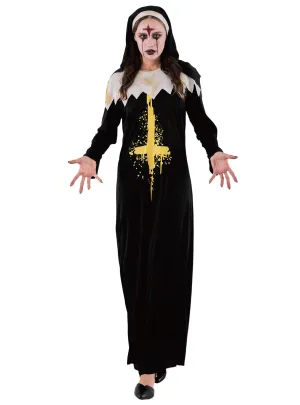 Evil Nun Womens Halloween Costume