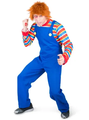 Evil Puppet Chucky Mens Halloween Costume