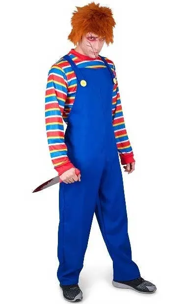 Evil Puppet Chucky Mens Halloween Costume