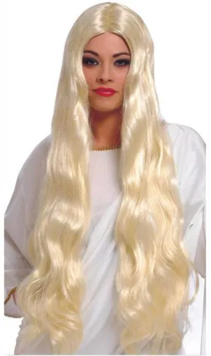 Extra Long Womens Atlantis Costume Wig