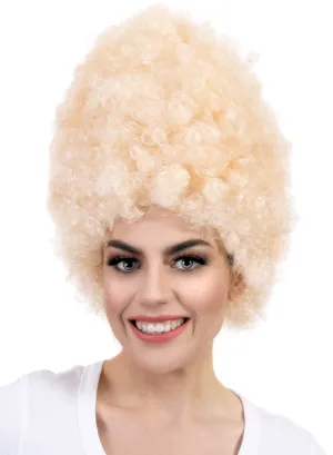 Extra Tall Womens Light Blonde Beehive Costume Wig