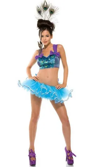 Fab Feathers Sexy Womens Peacock Costume