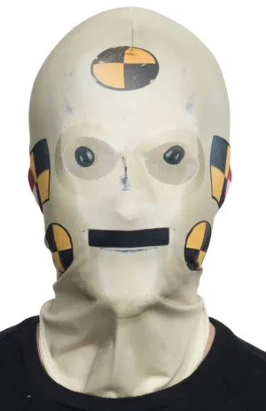 Fabric Printed Crash Test Dummy Mask