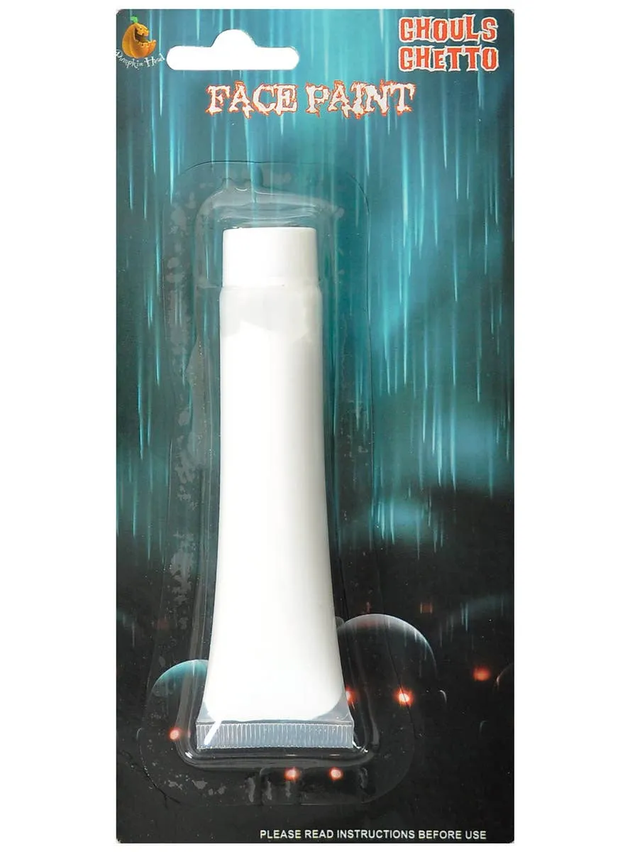 Face and Body Paint White Costume Makeup Tube