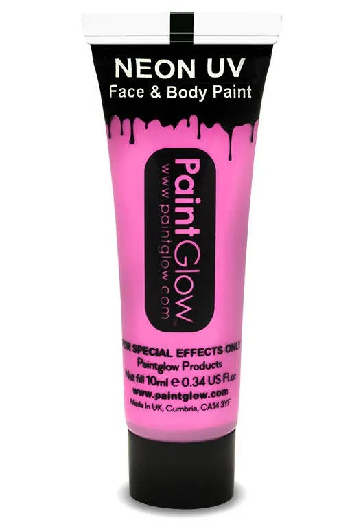 Face and Body UV Reactive Cream Makeup - Baby Pink