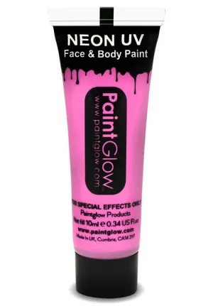 Face and Body UV Reactive Cream Makeup - Baby Pink