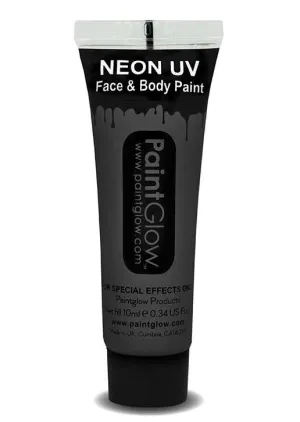 Face and Body UV Reactive Cream Makeup - Black