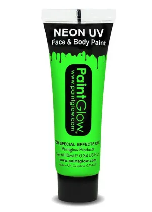 Face and Body UV Reactive Cream Makeup - Neon Green
