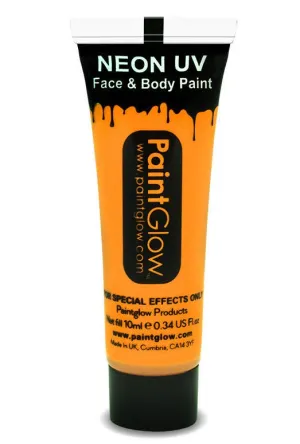 Face and Body UV Reactive Cream Makeup - Sun Orange
