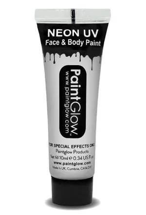 Face and Body UV Reactive Cream Makeup - White
