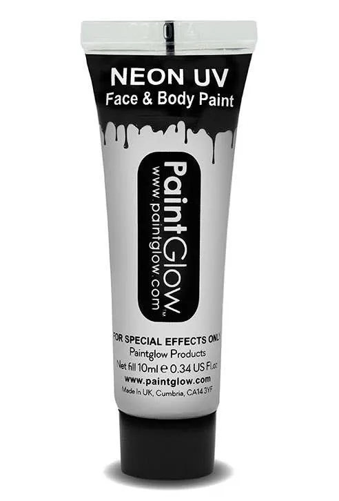 Face and Body UV Reactive Cream Makeup - White