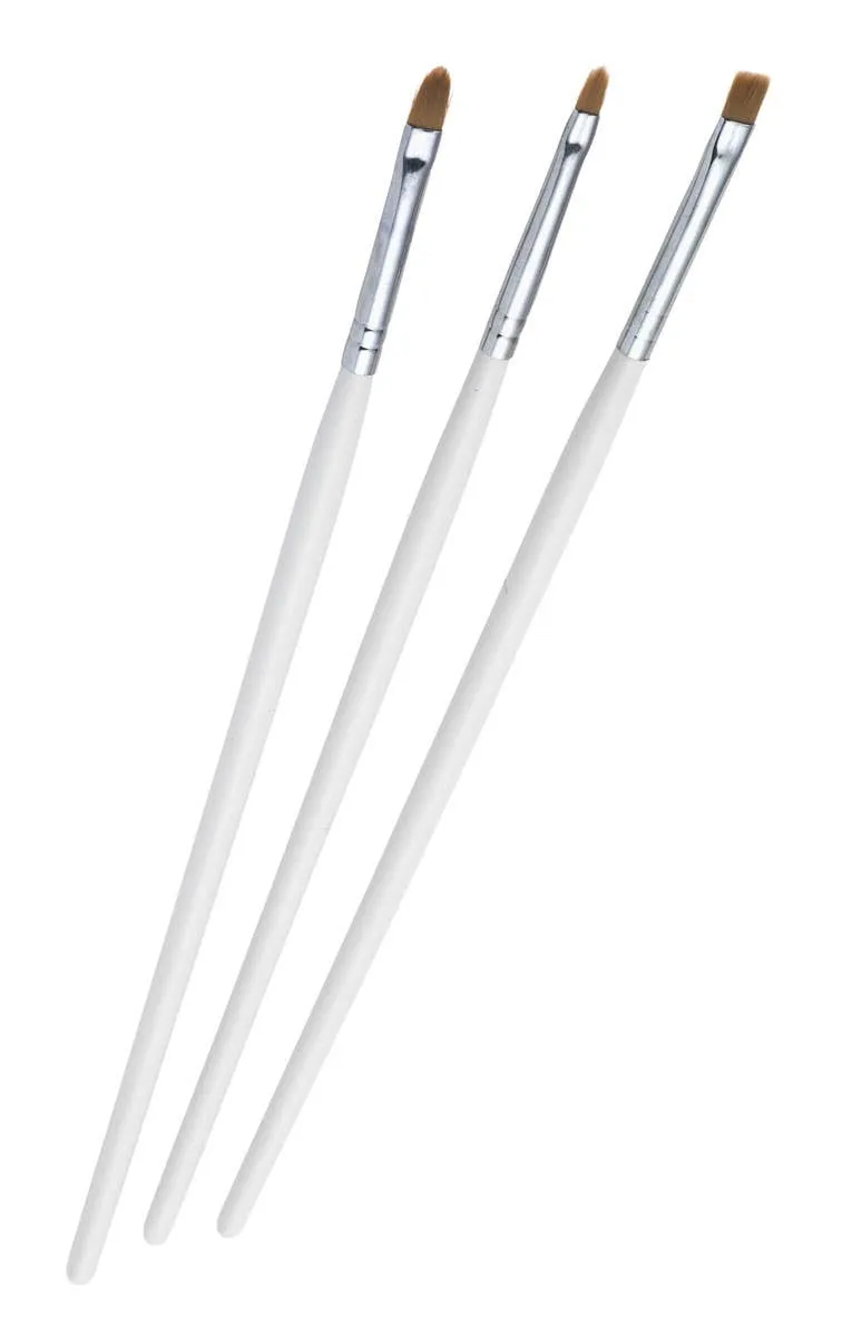 Face Paint Make Up Brushes - Set of Three