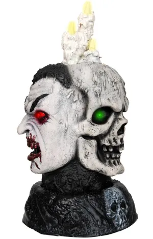 Faces of Death Light Up Turning Candelabra Halloween Decoration