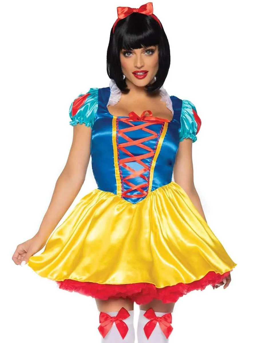 Fairest Fairytale Princess Womens Snow White Costume
