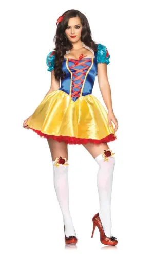 Fairest Fairytale Princess Womens Snow White Costume