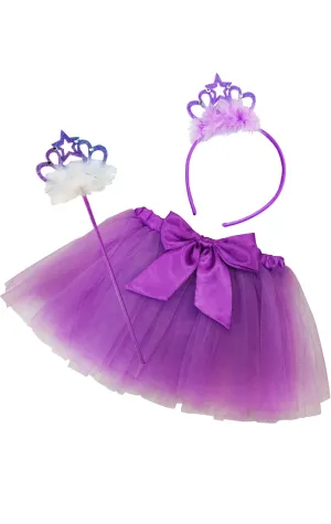 Fairy Princess Toddlers Purple Costume Set