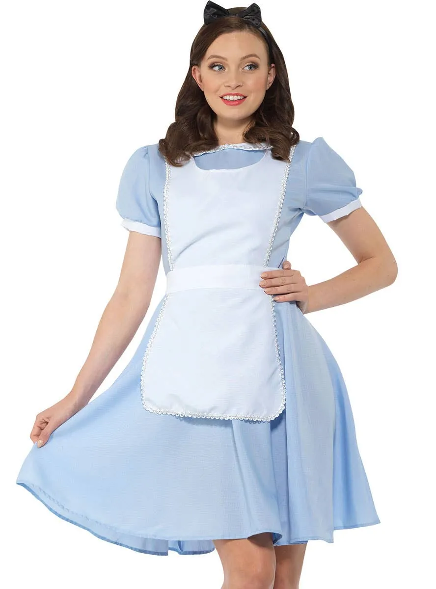 Fairytale Alice in Wonderland Womens Dress Up Costume