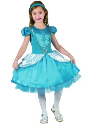 Fairytale Girls Blue Princess Cinderella Costume