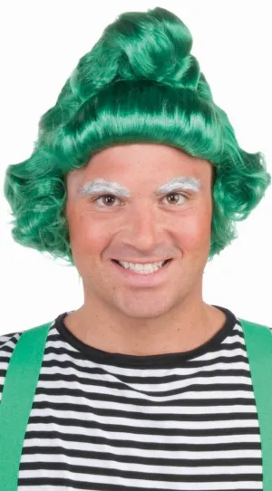 Fairytale Green Adults Novelty Oompa Loompa Costume Wig