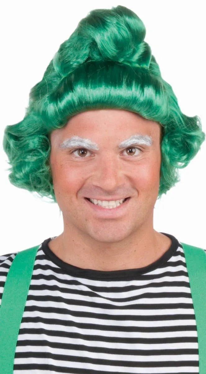 Fairytale Green Adults Novelty Oompa Loompa Costume Wig