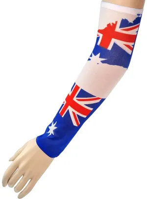 Fake Aussie Flag Tattoo Sleeves Set of 2