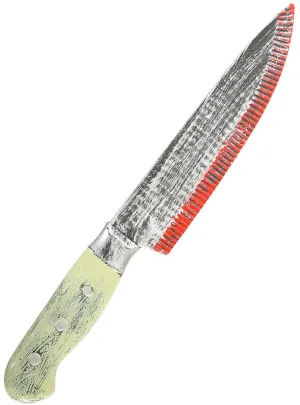Fake Bloody 34cm Knife Halloween Costume Weapon