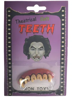 Fake Cracked Monster Teeth Halloween Costume Accessory