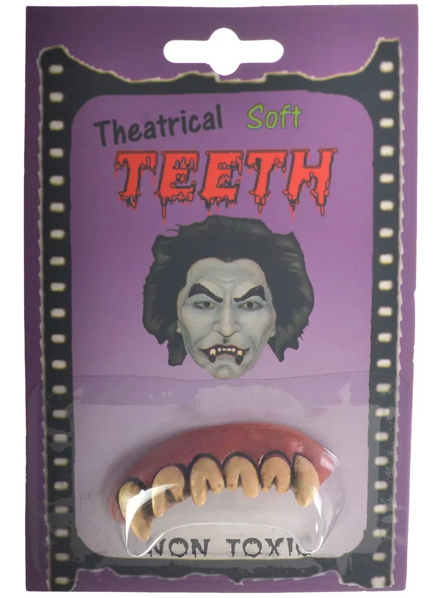 Fake Cracked Monster Teeth Halloween Costume Accessory