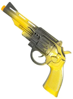 Fake Gold and Black Toy Gun Costume Weapon