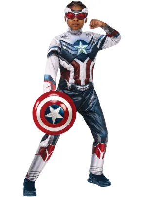Falcon and the Winter Soldier Boys Captain America Deluxe Costume