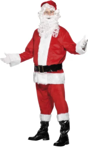 Father Christmas Mens Santa Suit Costume