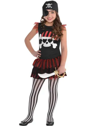 Fearsome Pirate Girls Costume T-Shirt Dress
