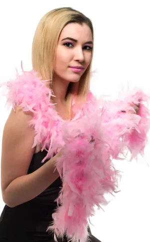 Feather Boa Costume Accessory in Light Pink