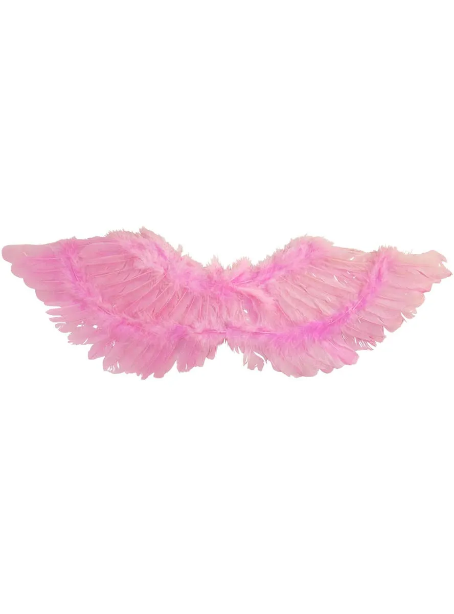 Feather Light Pink Angel Costume Wings