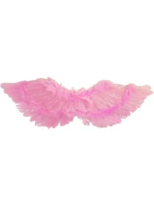 Feather Light Pink Angel Costume Wings