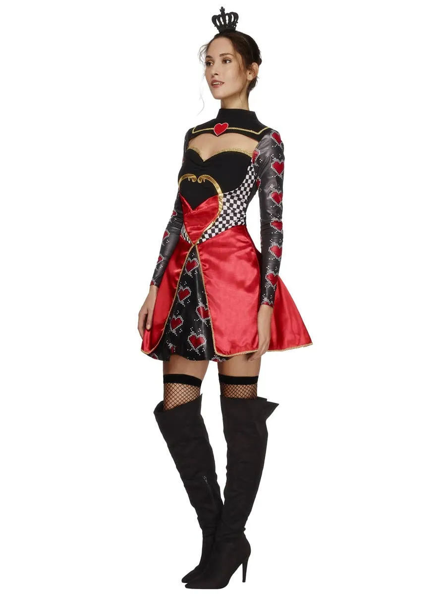 Feisty Womens Queen Of Hearts Costume