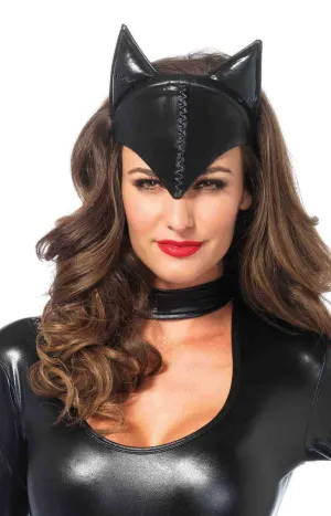 Feline Femme Fatale Black Cat Ears Headband