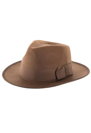 Feltex Adults Brown Fedora Hat