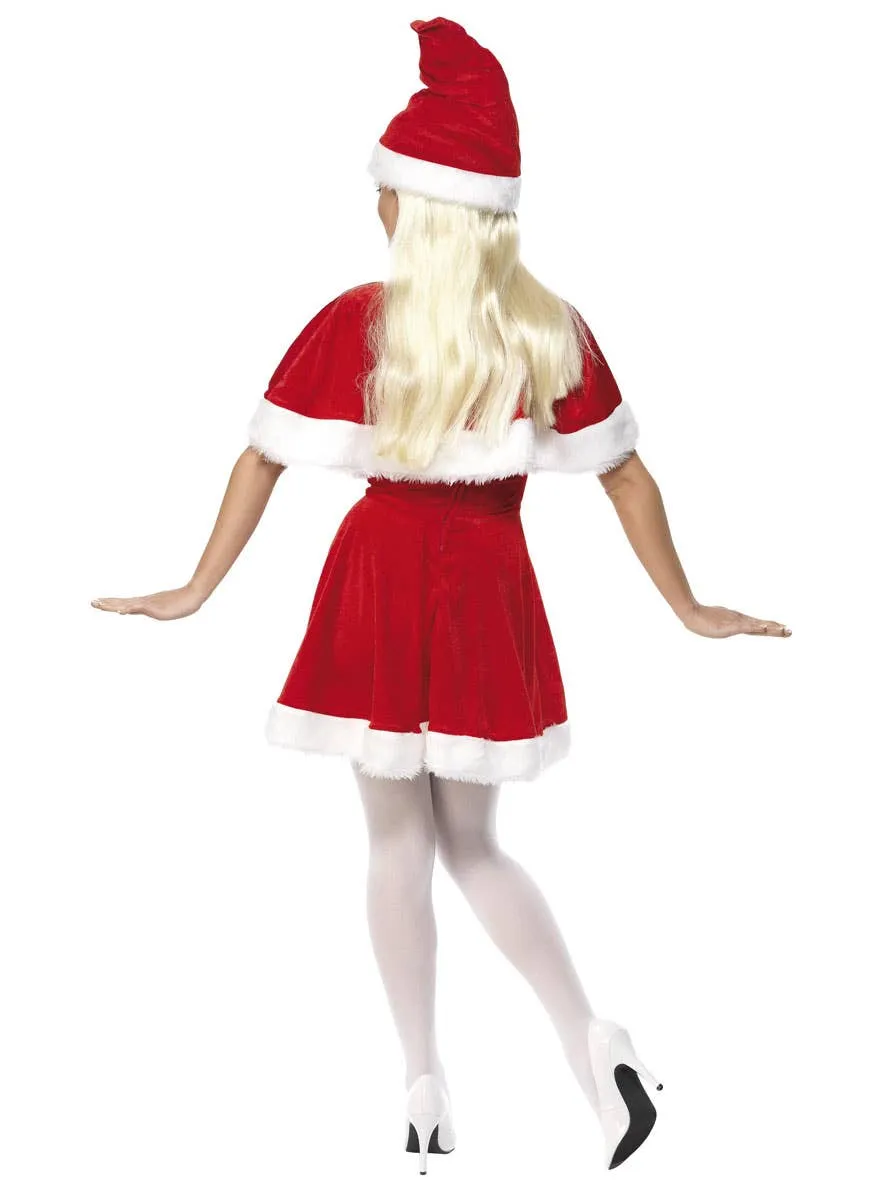Festive Miss Santa Womens Christmas Fancy Dress Costume