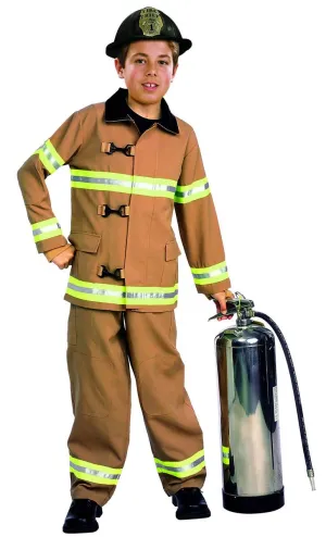 Fire Chief Boys Occupation Fancy Dress Costume