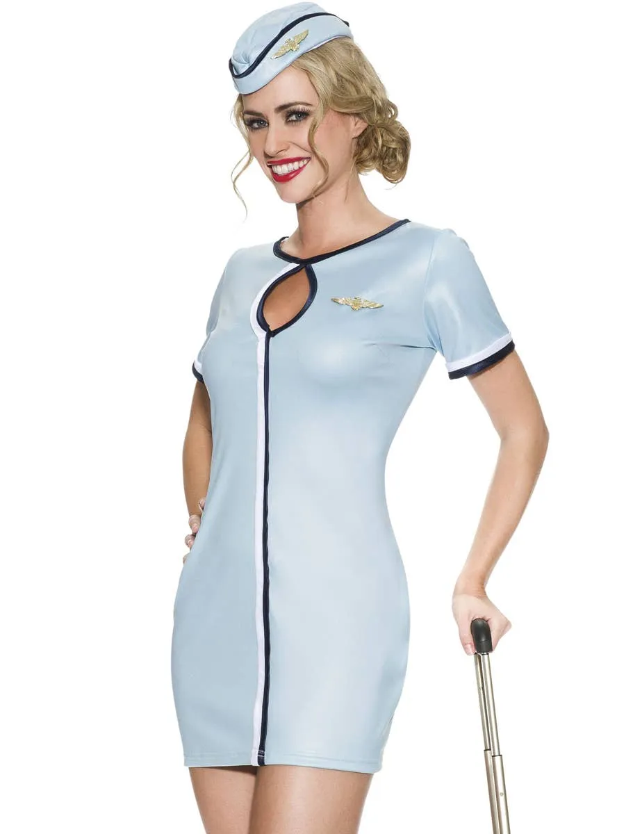 First Class Flight Attendant Womens Costume
