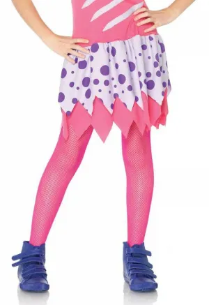 Fishnet Girls Neon Pink Costume Stockings