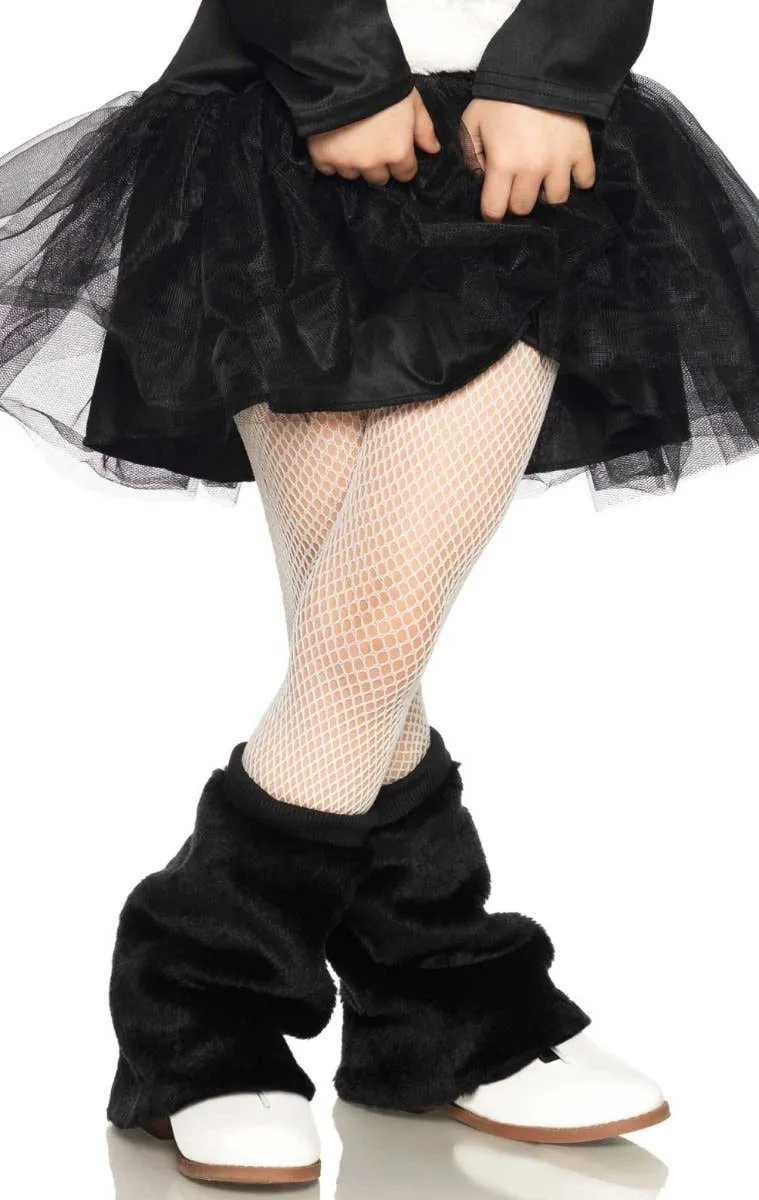 Fishnet Girls White Costume Stockings