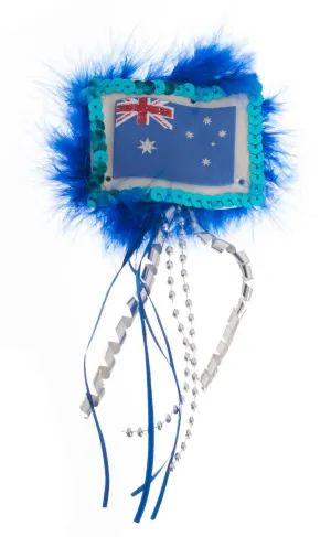 Flag Shaped Australia Day Novelty Badge Accessory