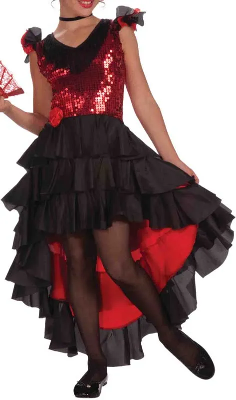 Flamenco Dancer Girls Spanish Costume