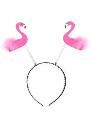 Flamingo Glitter Headband Costume Accessory